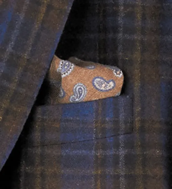 Amanda Christensen Paisley Pocket Square