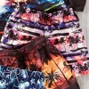 Bugatchi Tropical Sunset Swim Trunks