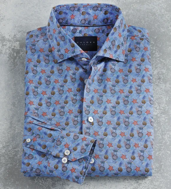 Calder Carmel Seashell & Starfish Shirt