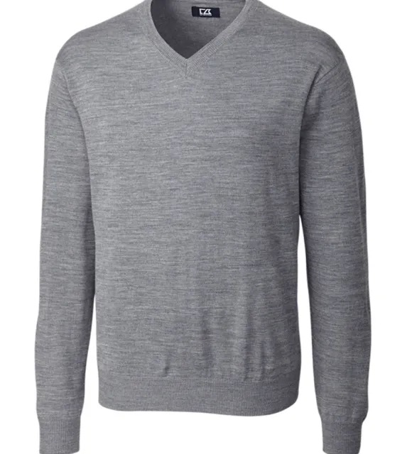 Cutter u0026 Buck Cutter & Buck Douglas Washable Merino Blend V-Neck Sweater