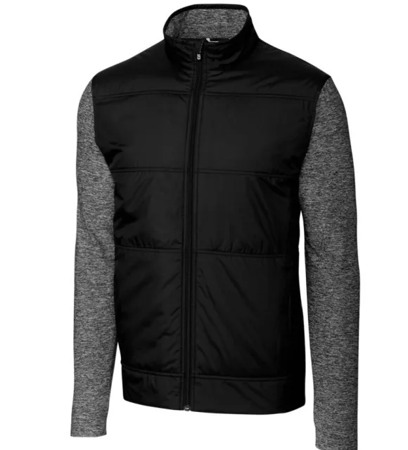 Cutter u0026 Buck Cutter & Buck Drytec Stealth Full Zip Wind Knit