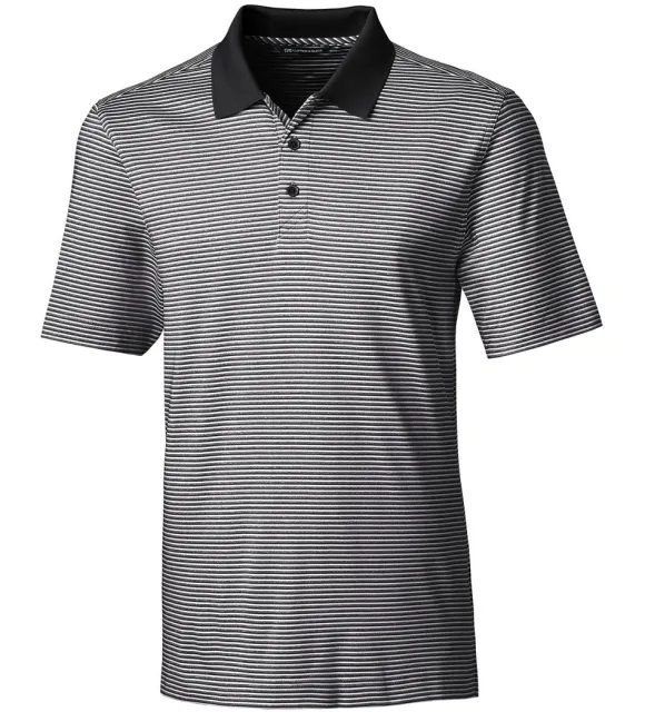 Cutter u0026 Buck Cutter & Buck Forge Tonal Stripe Short Sleeve Polo Shirt