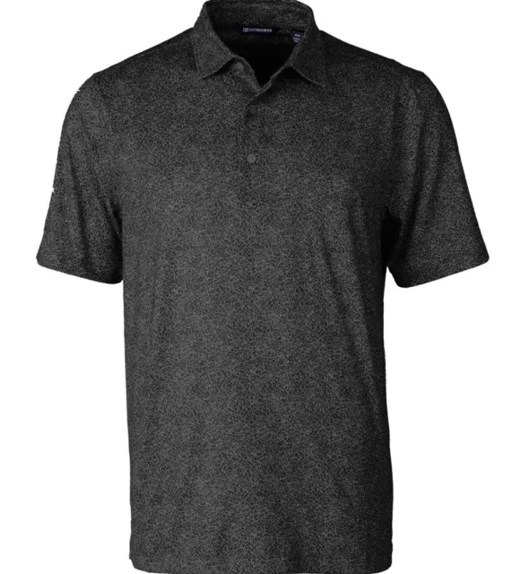 Cutter u0026 Buck Cutter & Buck Pike Constellation Print Short Sleeve Polo Shirt