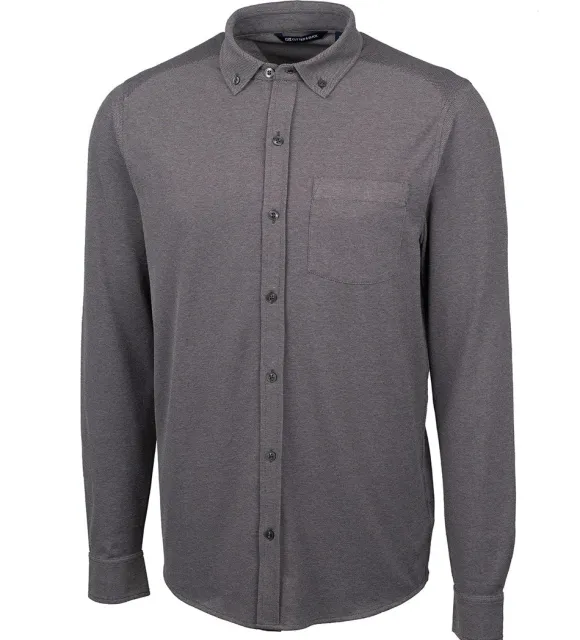 Cutter u0026 Buck Cutter & Buck Reach Long Sleeve Oxford Sport Shirt