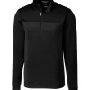 Cutter u0026 Buck Cutter & Buck Traverse Stripe Interlock Half Zip Pullover