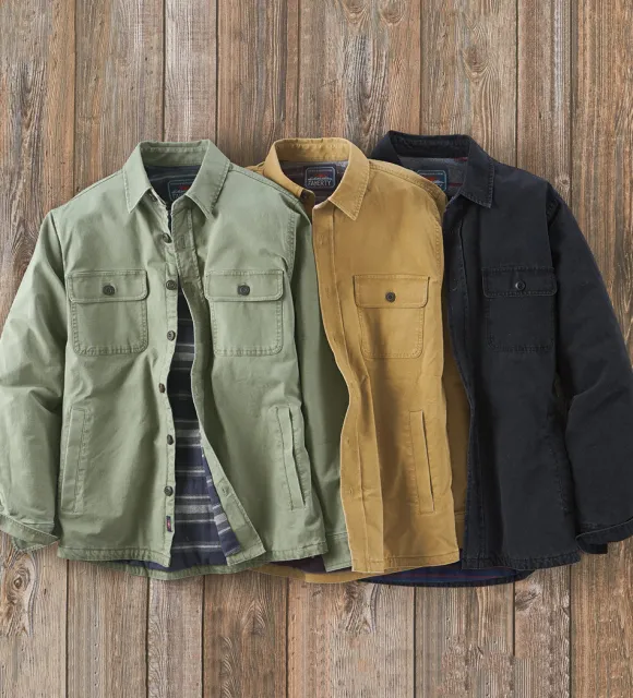 Faherty Blanket-Lined Cpo Jacket