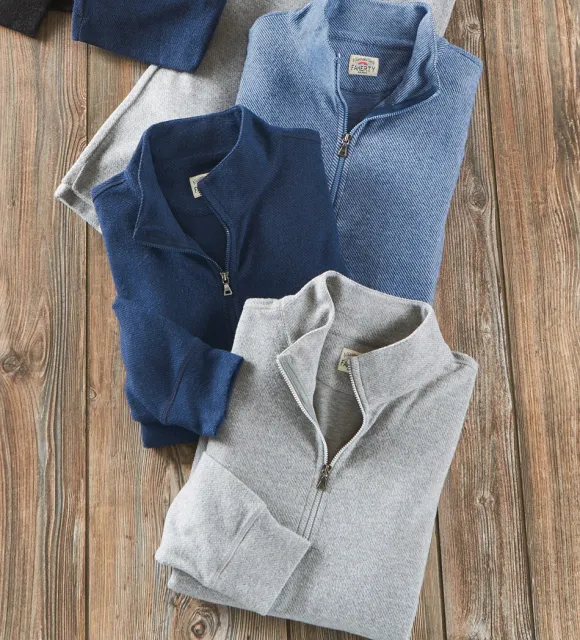 Faherty Legend Quarter-Zip Sweater