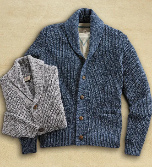 Faherty Shawl Collar Cardigan