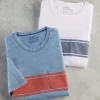 Faherty Surf Stripe Tee
