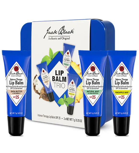 Jack Black Lip Balm Trio