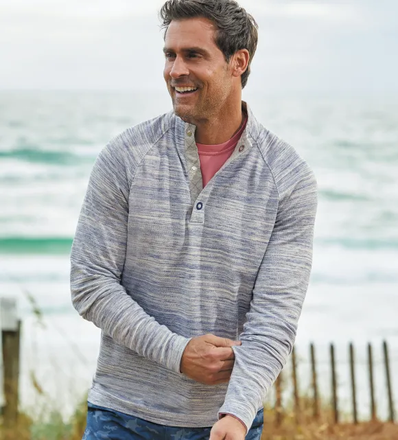 Johnnie-O Fanning Henley Pullover