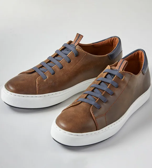 Johnston u0026 Murphy Johnston & Murphy Anson Leather Sneaker