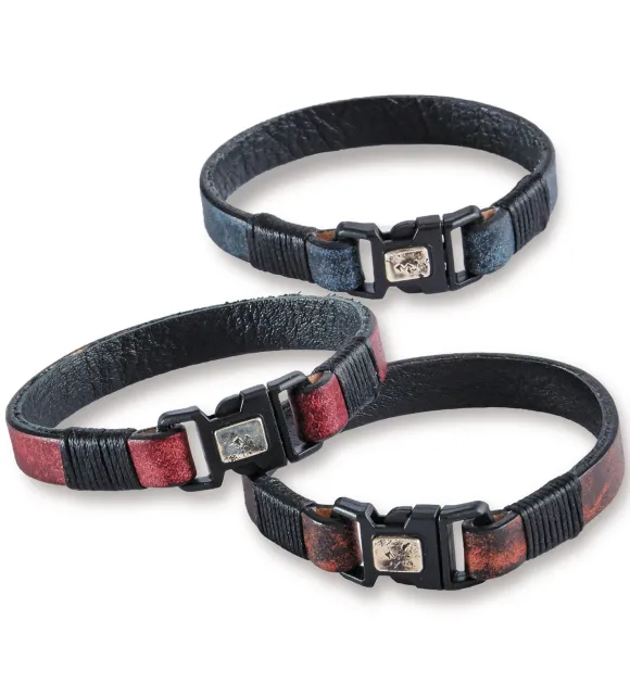 Kenton Michael Rustic Leather Bracelet