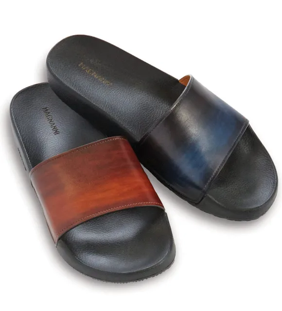 Magnanni Playa Leather Slides