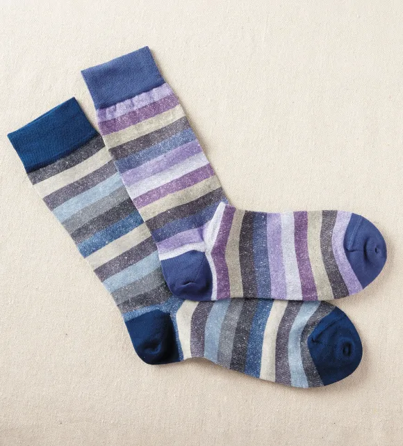 Marcoliani Tonal Stripe Socks