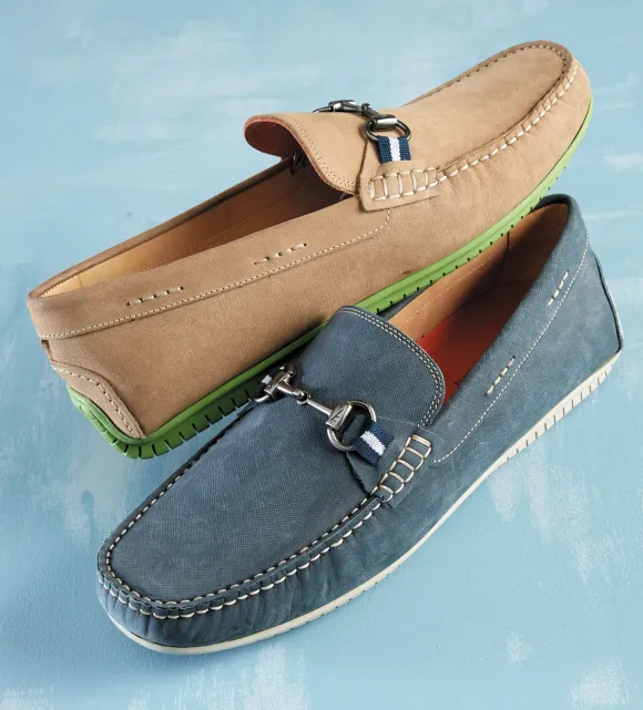 Martin Dingman Bermuda Horse-Bit Loafer