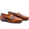 Martin Dingman Bill Alligator-Grain Loafers