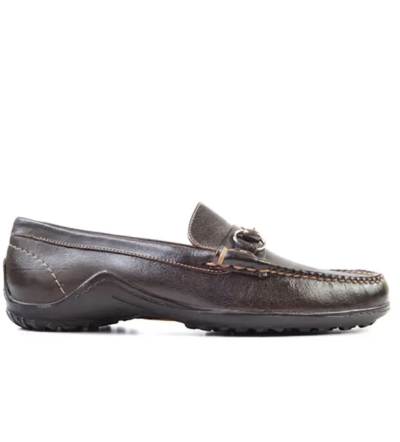 Martin Dingman Bill Horse Bit Leather Loafer