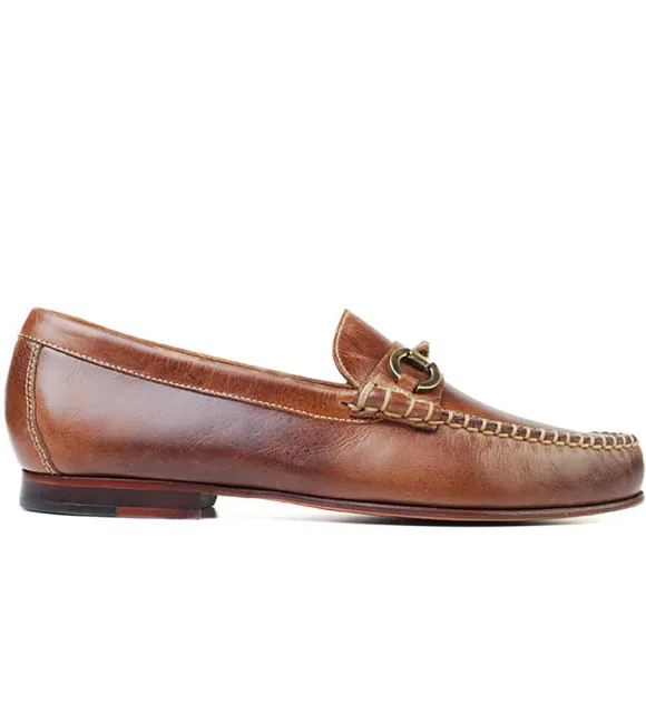 Martin Dingman Old Row Horse Bit Leather Loafer