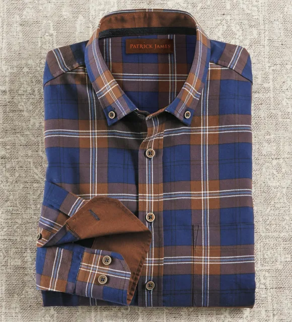 Patrick James Bold Plaid Long Sleeve Shirt