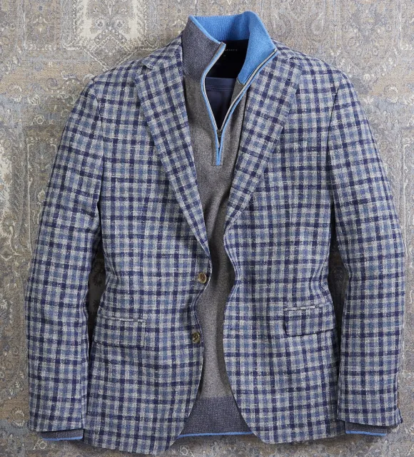 Patrick James Check Sport Coat