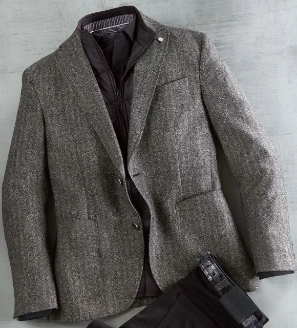 Patrick James Herringbone Sport Coat