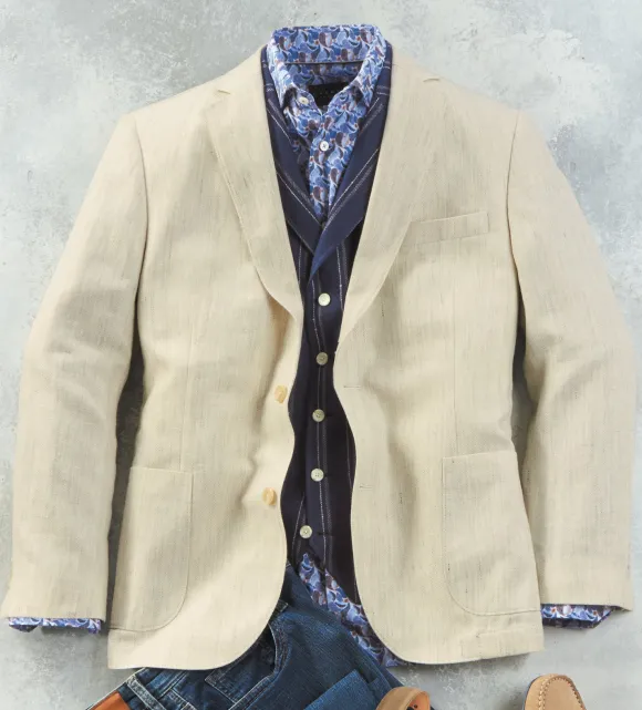 Patrick James Herringbone Sport Coat