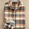 Patrick James Plaid Flannel Long Sleeve Shirt