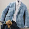 Patrick James Plaid Sport Coat