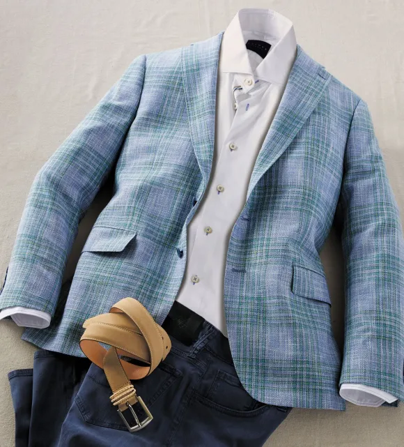 Patrick James Plaid Sport Coat