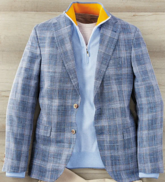 Patrick James Plaid Sport Coat