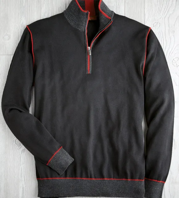 Patrick James Quarter-Zip Sweater