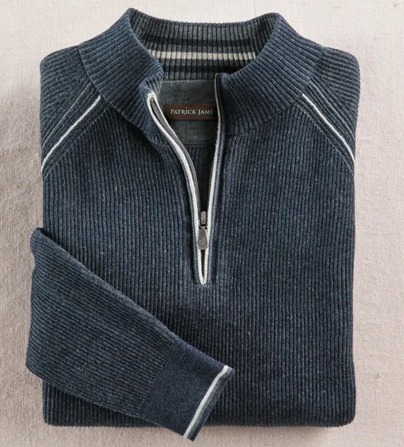 Patrick James Quarter-Zip Sweater