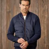 Patrick James Quilted Sweater Jacket