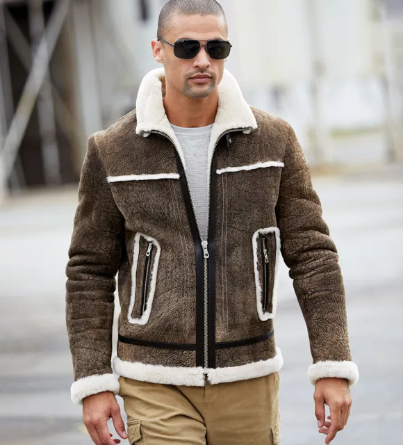 Patrick James Shearling Bomber