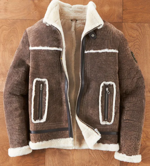 Patrick James Shearling Bomber