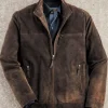 Patrick James Suede Blouson Jacket