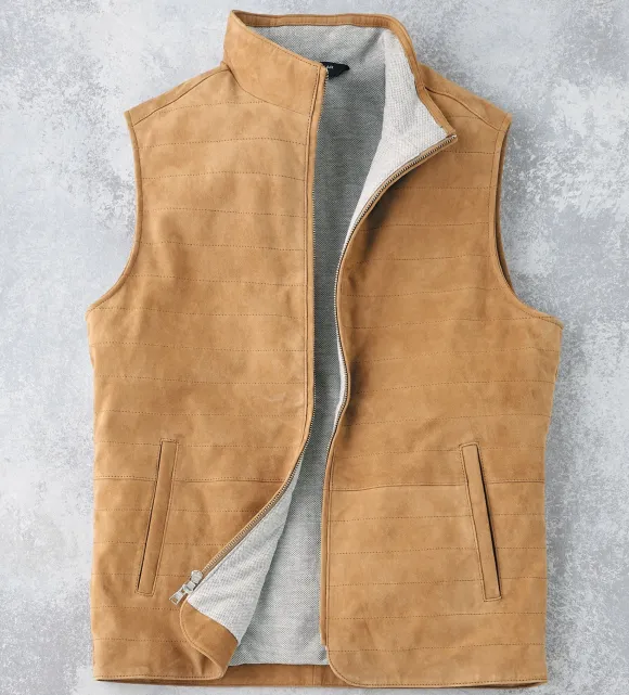 Peter Millar Vista Suede Vest