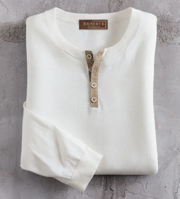 Reserve Cashmere Blend Henley