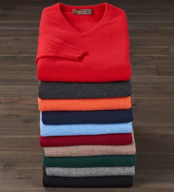 Reserve Cashmere V-Neck Sweater