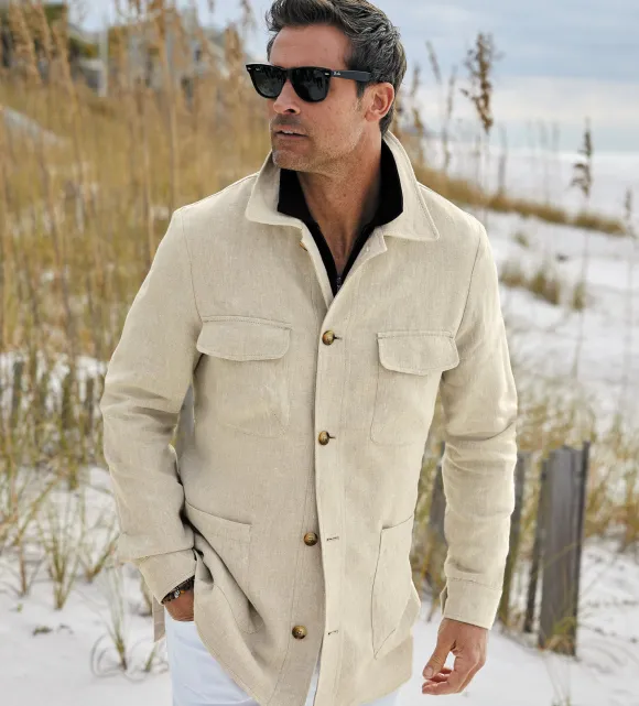 Reserve Linen Safari Jacket