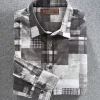 Reserve Patchwork Print Long Sleeve Sport Shirt