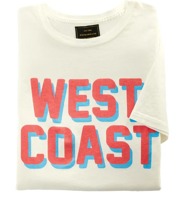 Retro Brand West Coast Tee Shirt