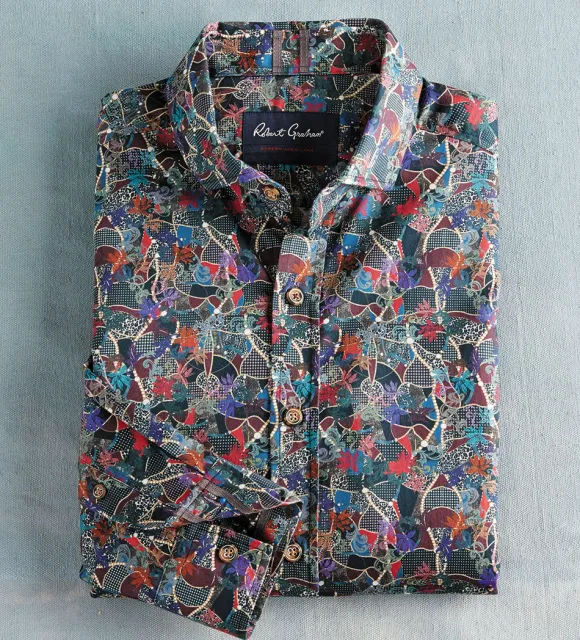 Robert Graham Ashborne Long Sleeve Sport Shirt