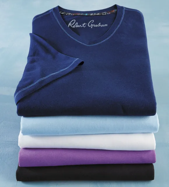 Robert Graham Eastwood V-Neck Tee