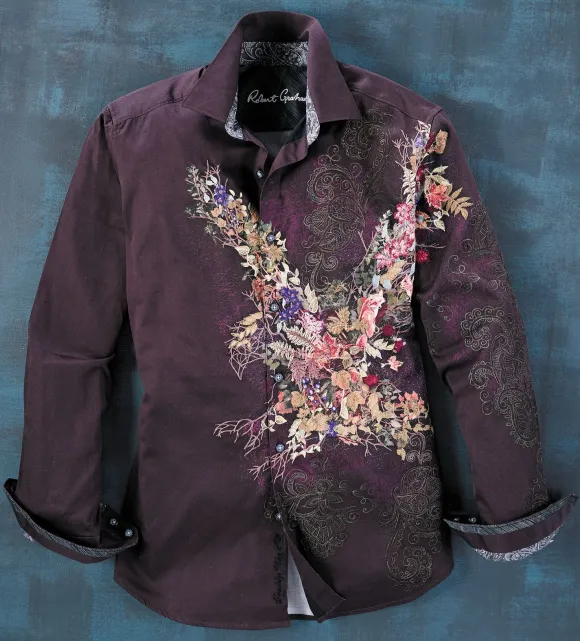 Robert Graham Long Sleeve Amiara Eagle Embroidery Shirt