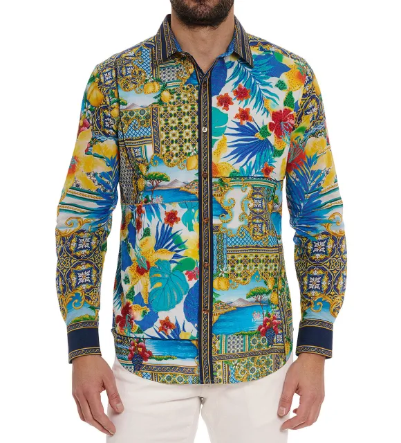 Robert Graham Long Sleeve Toast Coast Shirt