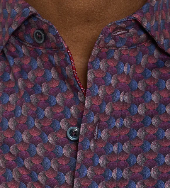 Robert Graham Long Sleeve Barrone Knit Shirt