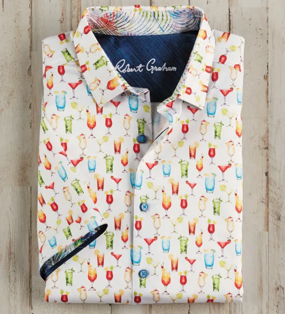 Robert Graham Mixed Drinks Shirt