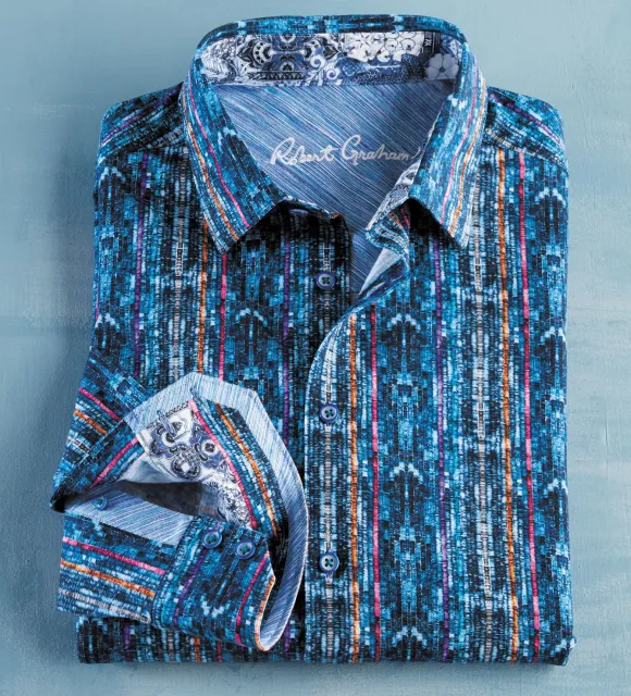 Robert Graham Oasis Long Sleeve Knit Shirt